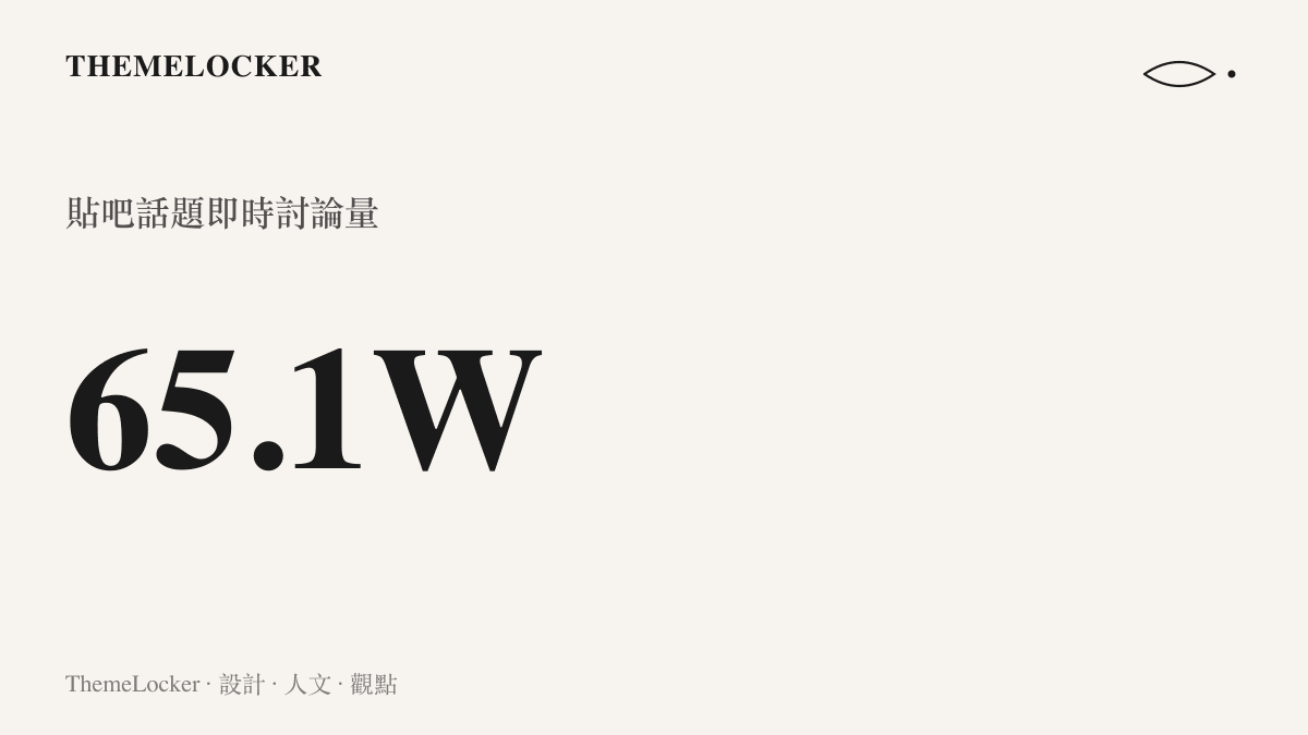 統計圖卡呈現 CS 戰隊化身諸子百家話題在貼吧累積超過六十五萬則即時討論的熱度規模