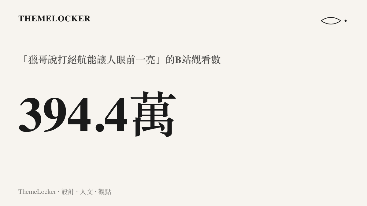 統計圖卡呈現「獵哥說打絕航能讓人眼前一亮」這部三角洲動畫在B站約三百九十四萬次觀看的傳播規模