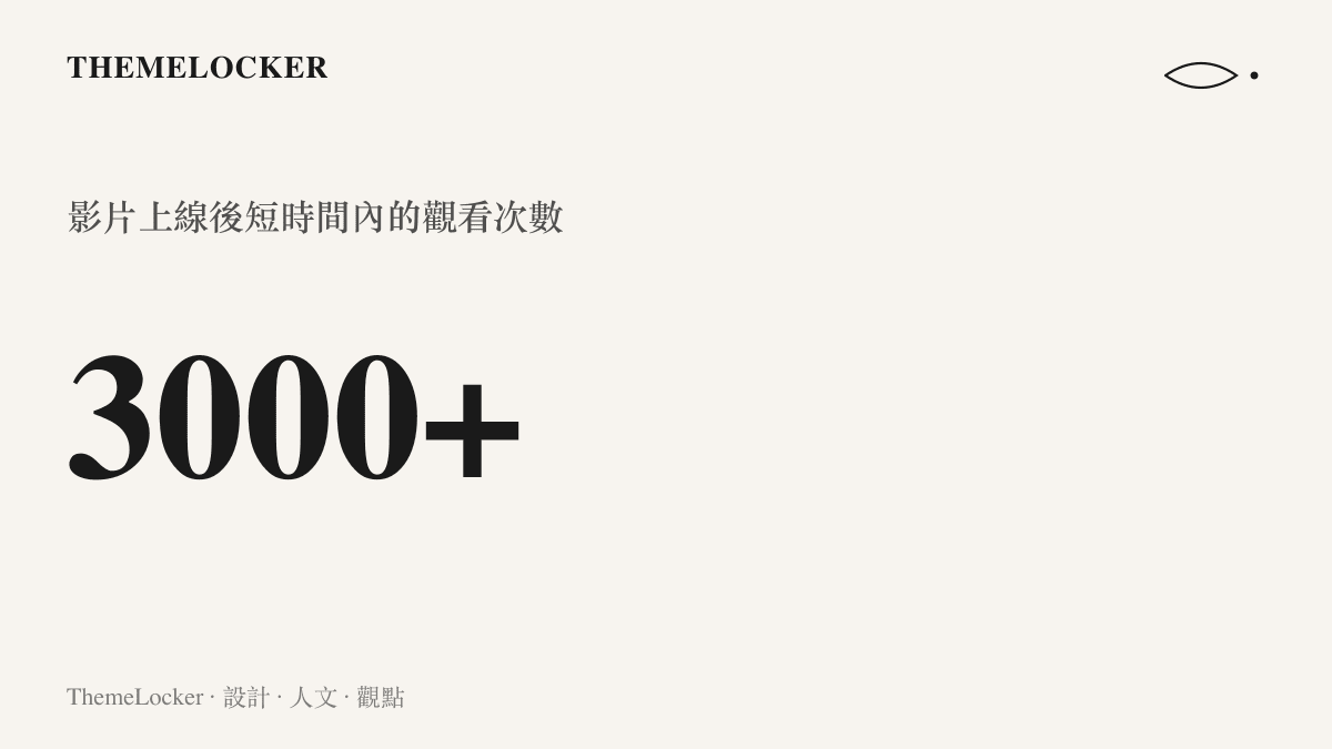 圖卡呈現管澤元電臺影片剛發布即累積超過三千次觀看的即時觸及規模