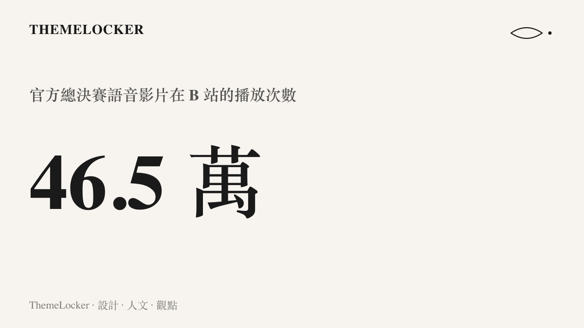 統計數字 46.5 萬，代表英雄聯盟賽事官方頻道發布的 2026 LPL 總決賽 AL 語音影片在 B 站累積的播放次數