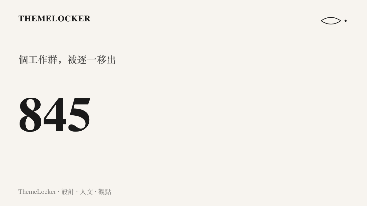 統計圖卡呈現重慶小古被公司移出的工作羣數量多達 845 個，量化了企業內部羣組溝通的密度