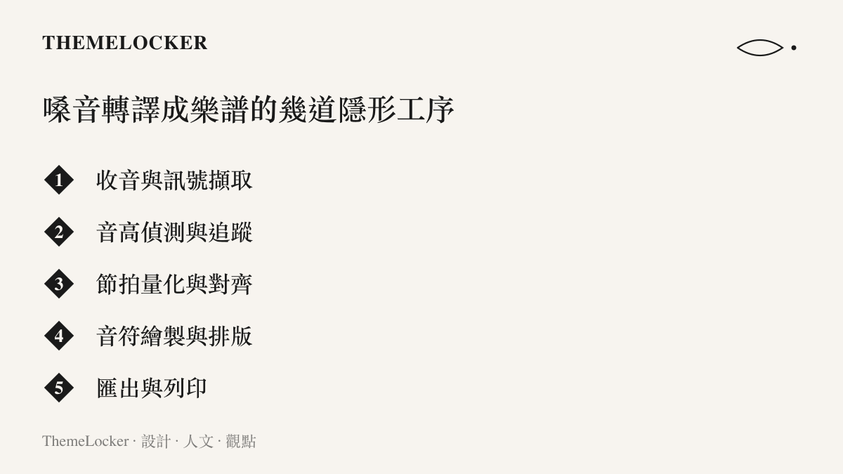 瀏覽器嗓音轉樂譜工具從收音到列印的五道隱形設計工序清單