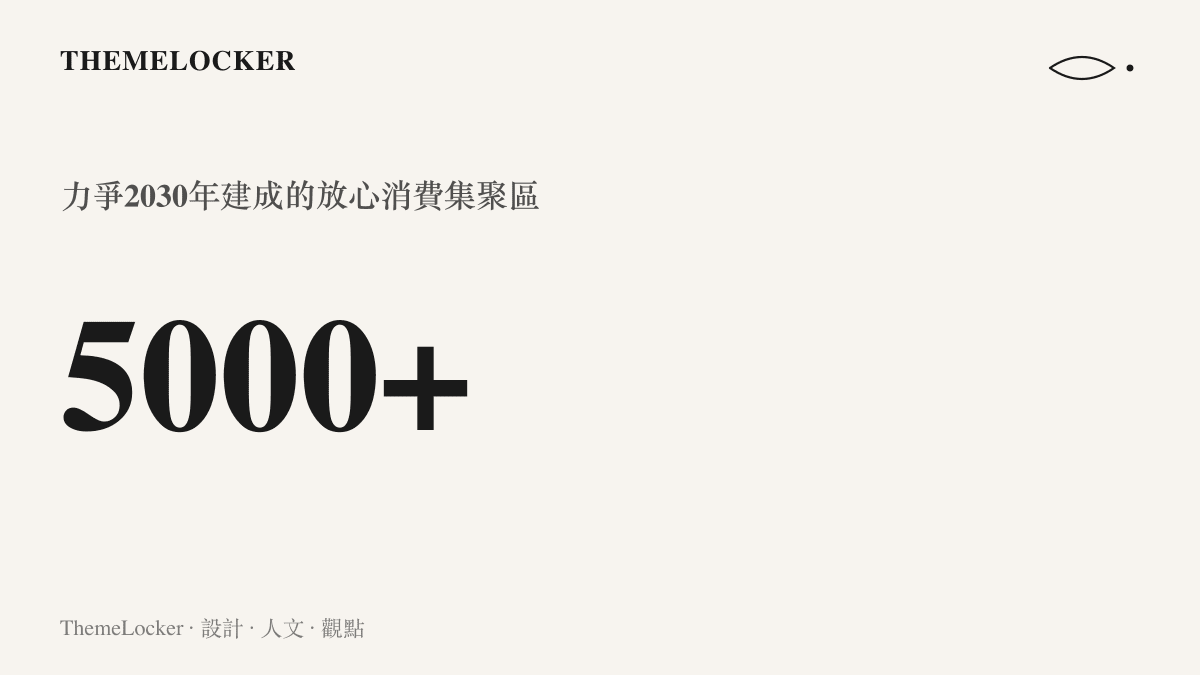 統計圖卡呈現中國市場監管總局力爭在2030年建成五千個以上放心消費集聚區的規劃目標