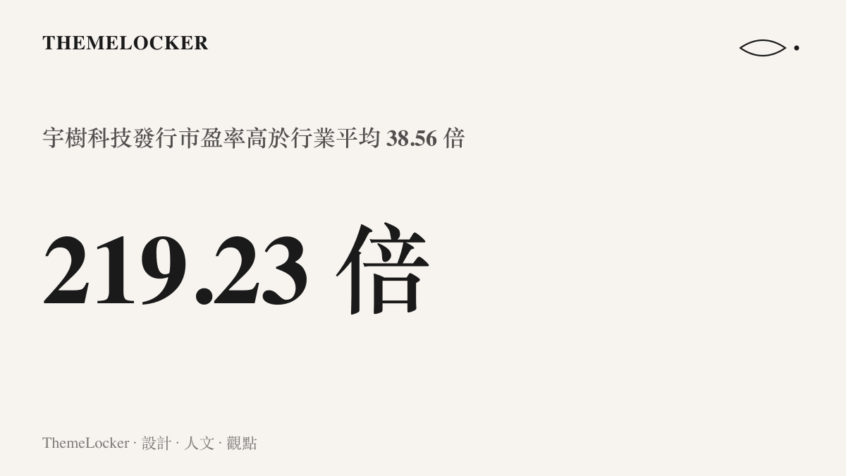 宇樹科技發行市盈率高達 219.23 倍與行業平均市盈率 38.56 倍的對比統計圖表