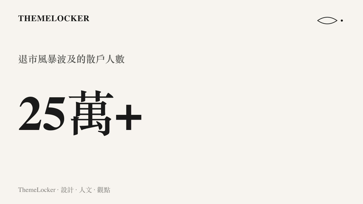 一張數據圖卡，以超過二十五萬作為十家A股公司退市事件中踩雷散戶的規模數字，呈現資本穹頂碎裂後波及的龐大投資人群體。