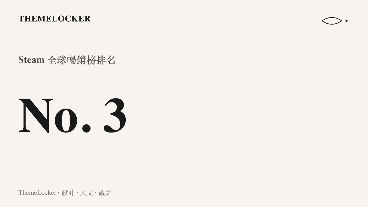 統計圖卡呈現絕區零 3.1 版本在全球電腦端遊戲平臺的暢銷排名達到第三名