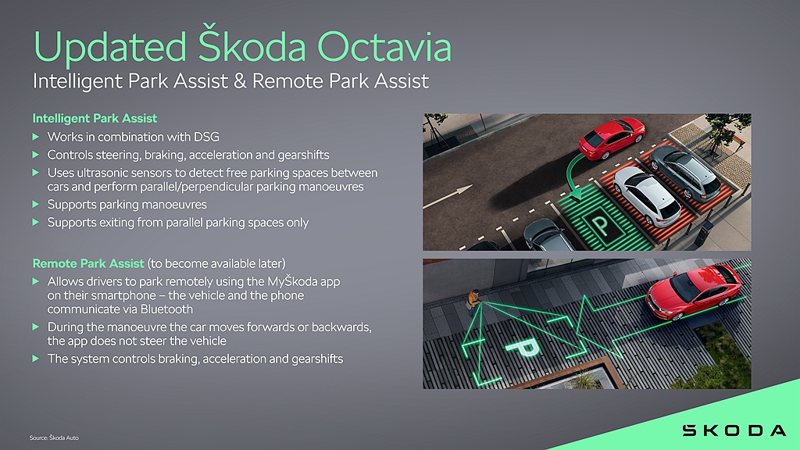 小改款Skoda Octavia導入更先進的駕駛注意力輔助系統、新智慧停車輔助系...