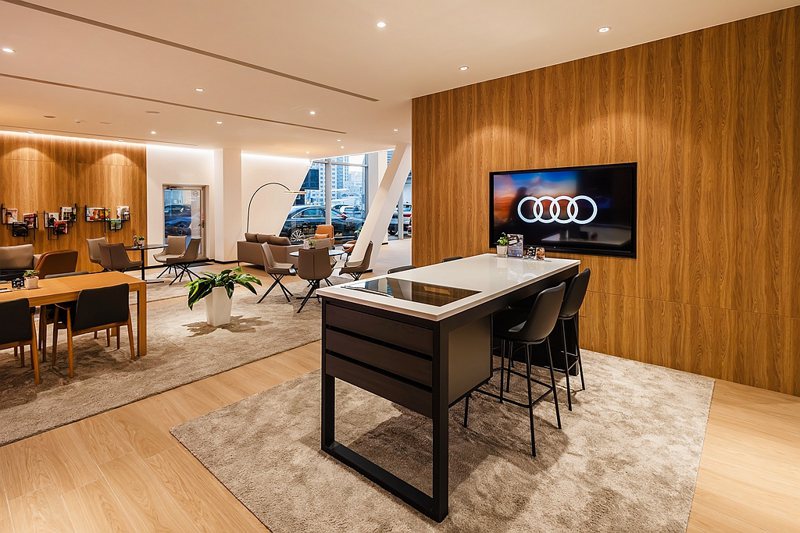 Audi Progressive Retail的設計哲學著重於打造舒適、令人放鬆...