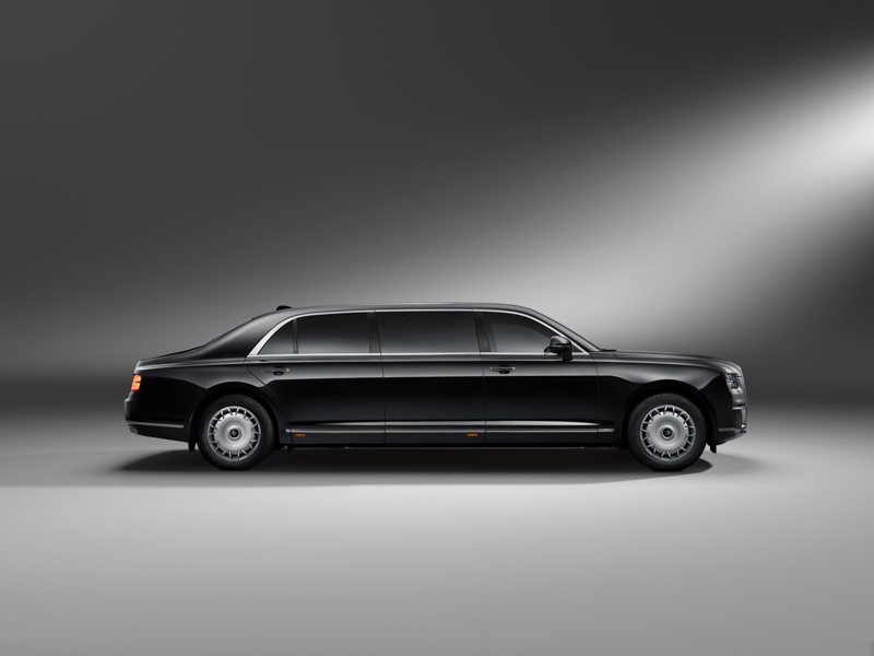Aurus Senat limousine長軸版。 圖／Aurus